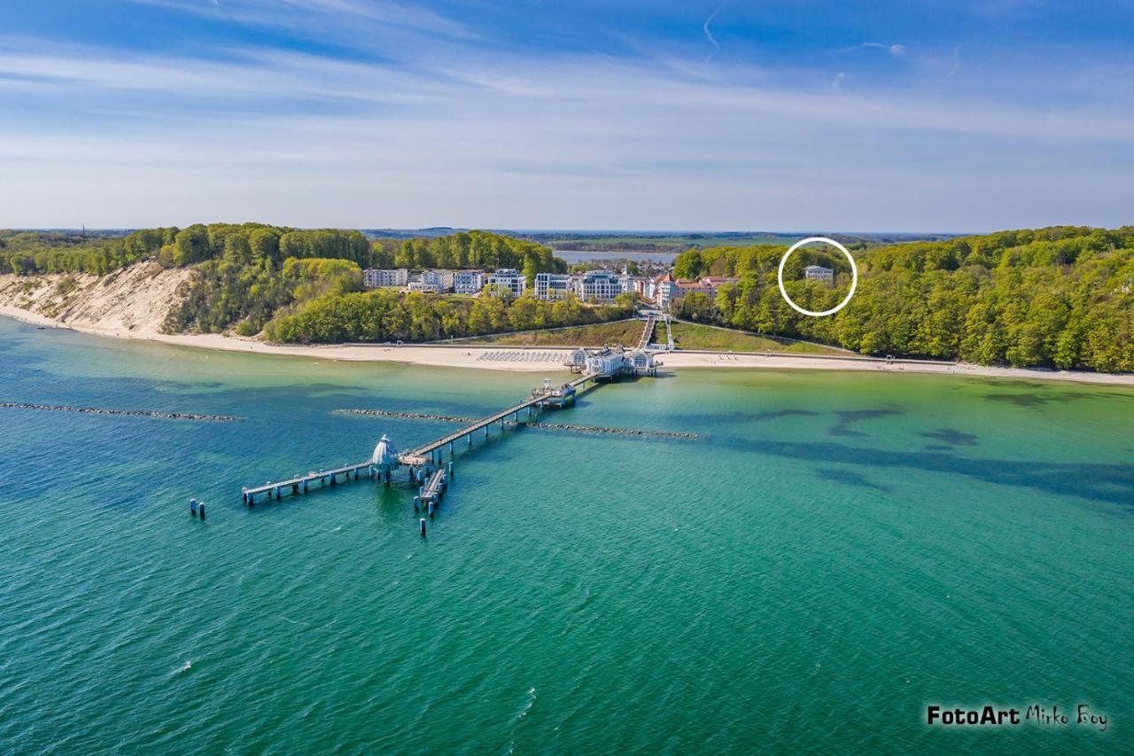 Residenz Seeblick Whg 4, Mit Gartenzugang Sellin (Rugen) Exterior foto